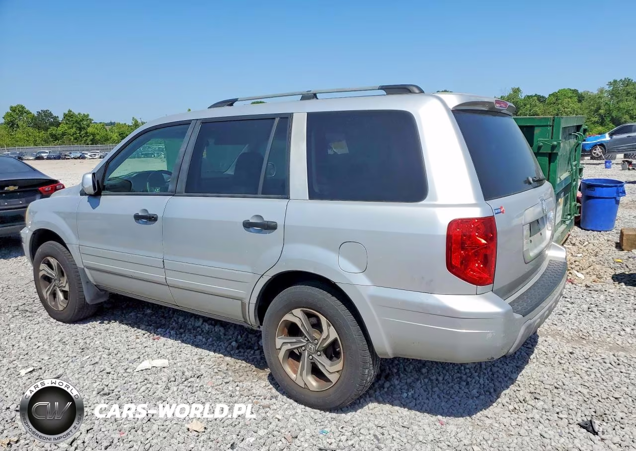 2003 Honda Pilot Exl VIN:2HKYF18623H526945 - 2