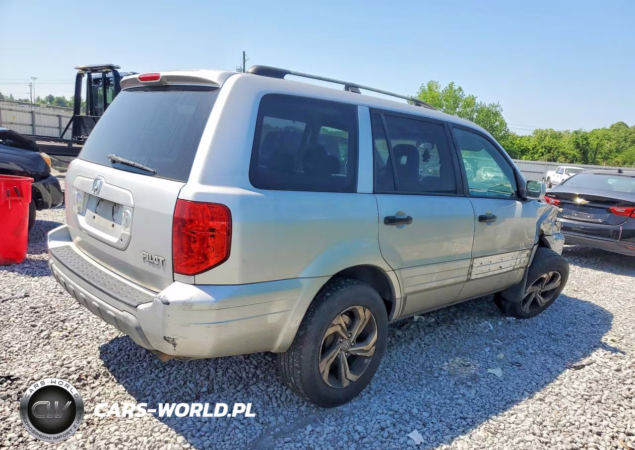 2003 Honda Pilot Exl VIN:2HKYF18623H526945 - 3