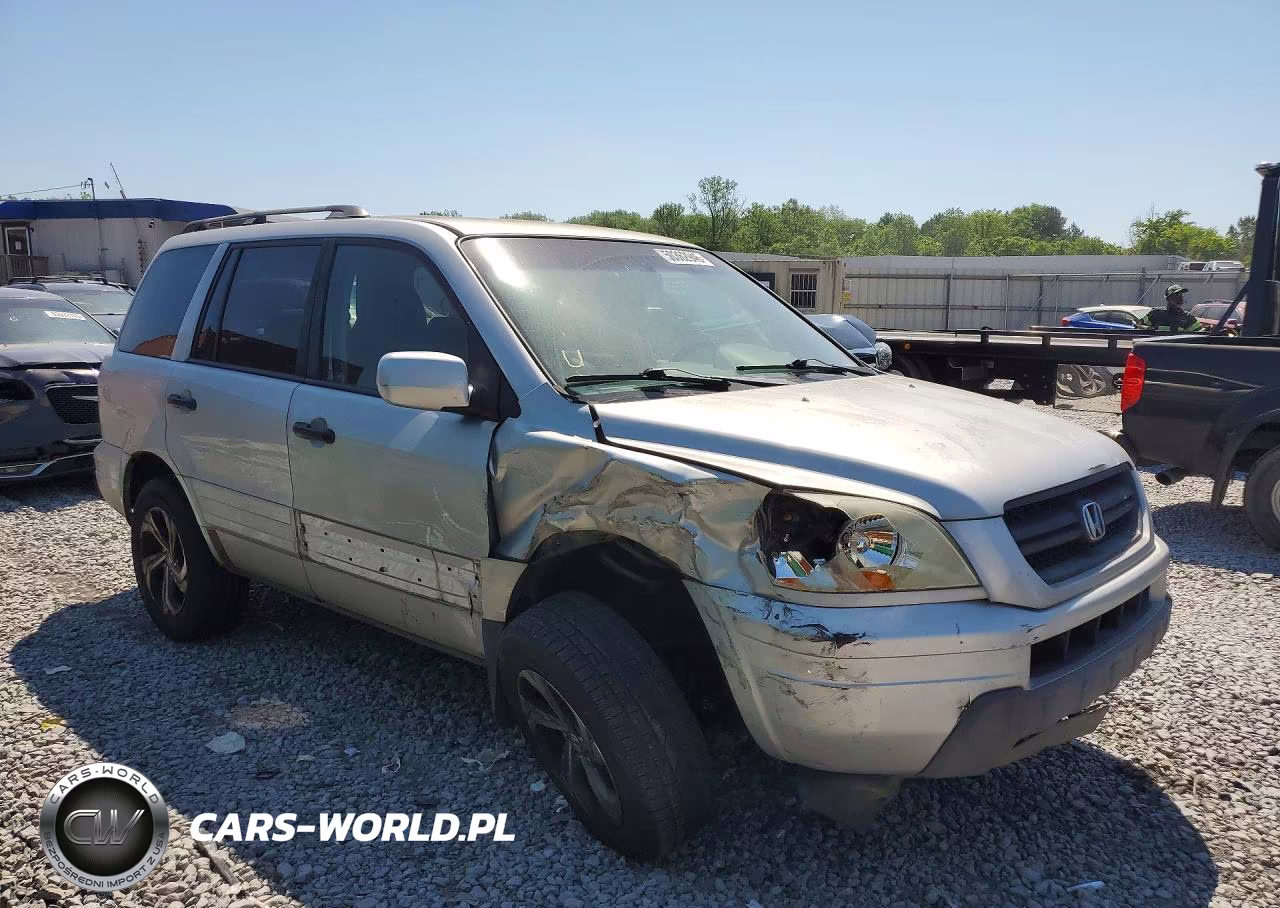 2003 Honda Pilot Exl VIN:2HKYF18623H526945 - 4