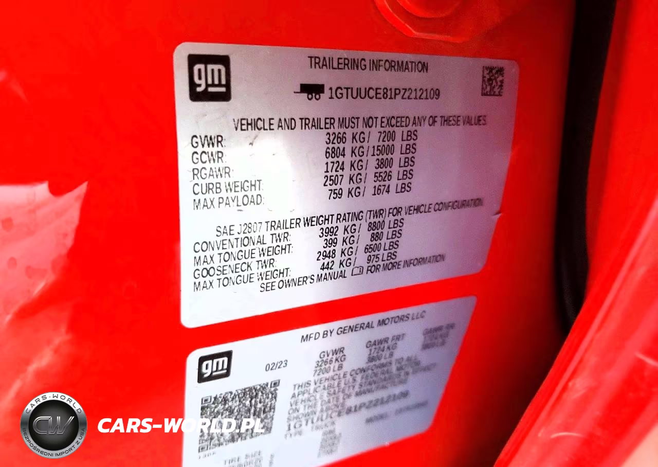 2023 GMC Sierra K1500 Sle VIN:1GTUUCE81PZ212109 - 12