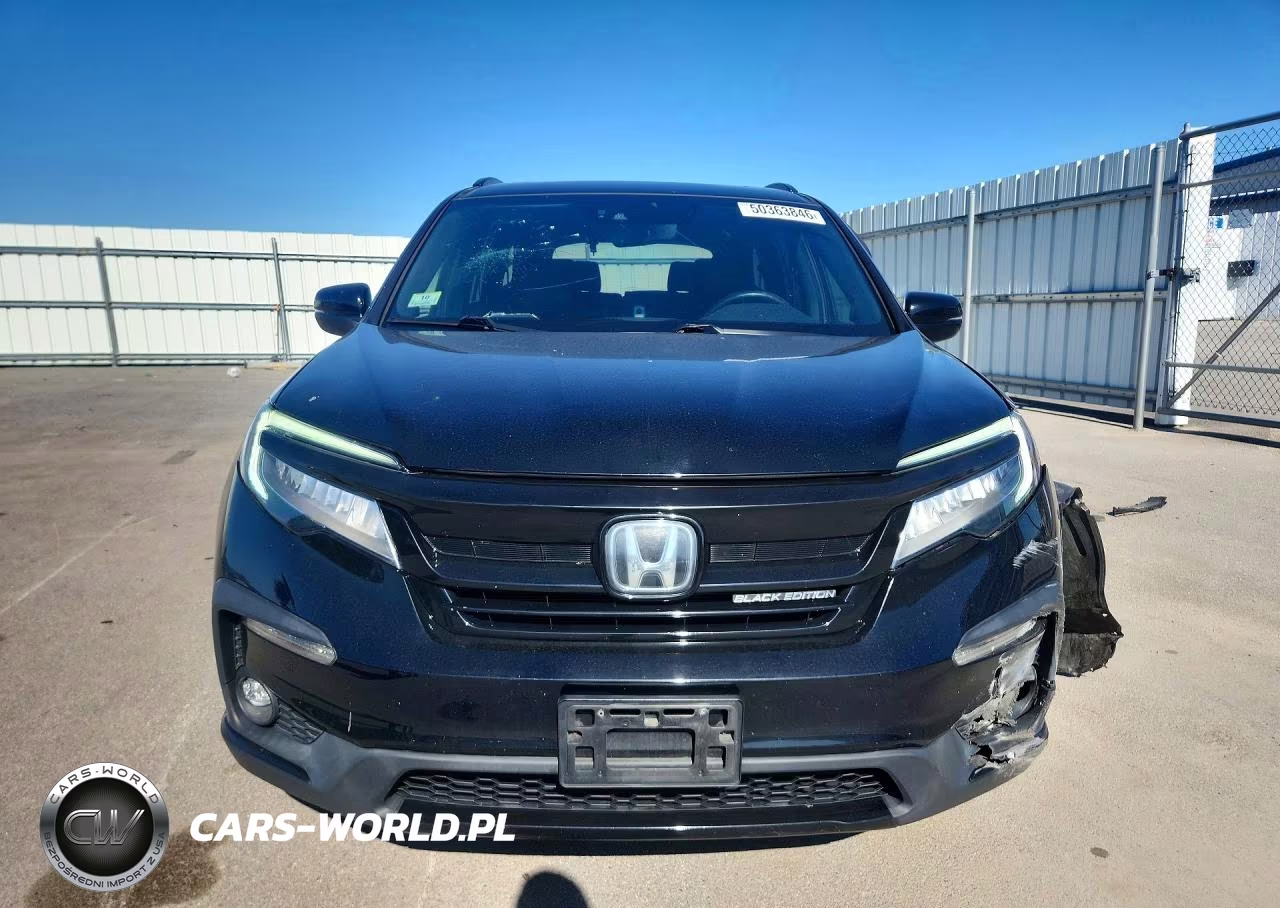 2021 Honda Pilot Black VIN:5FNYF6H79MB004416 - 5
