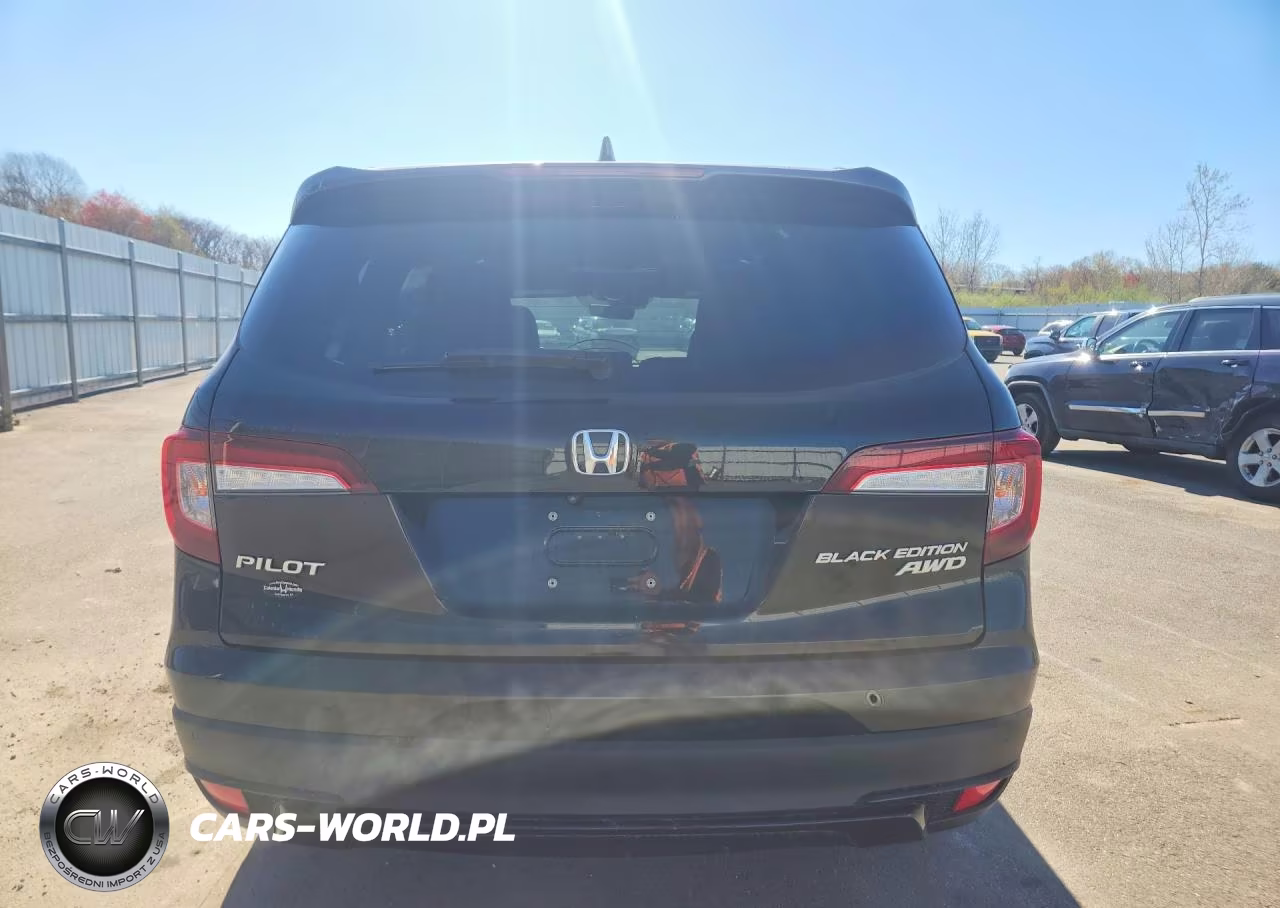 2021 Honda Pilot Black VIN:5FNYF6H79MB004416 - 6
