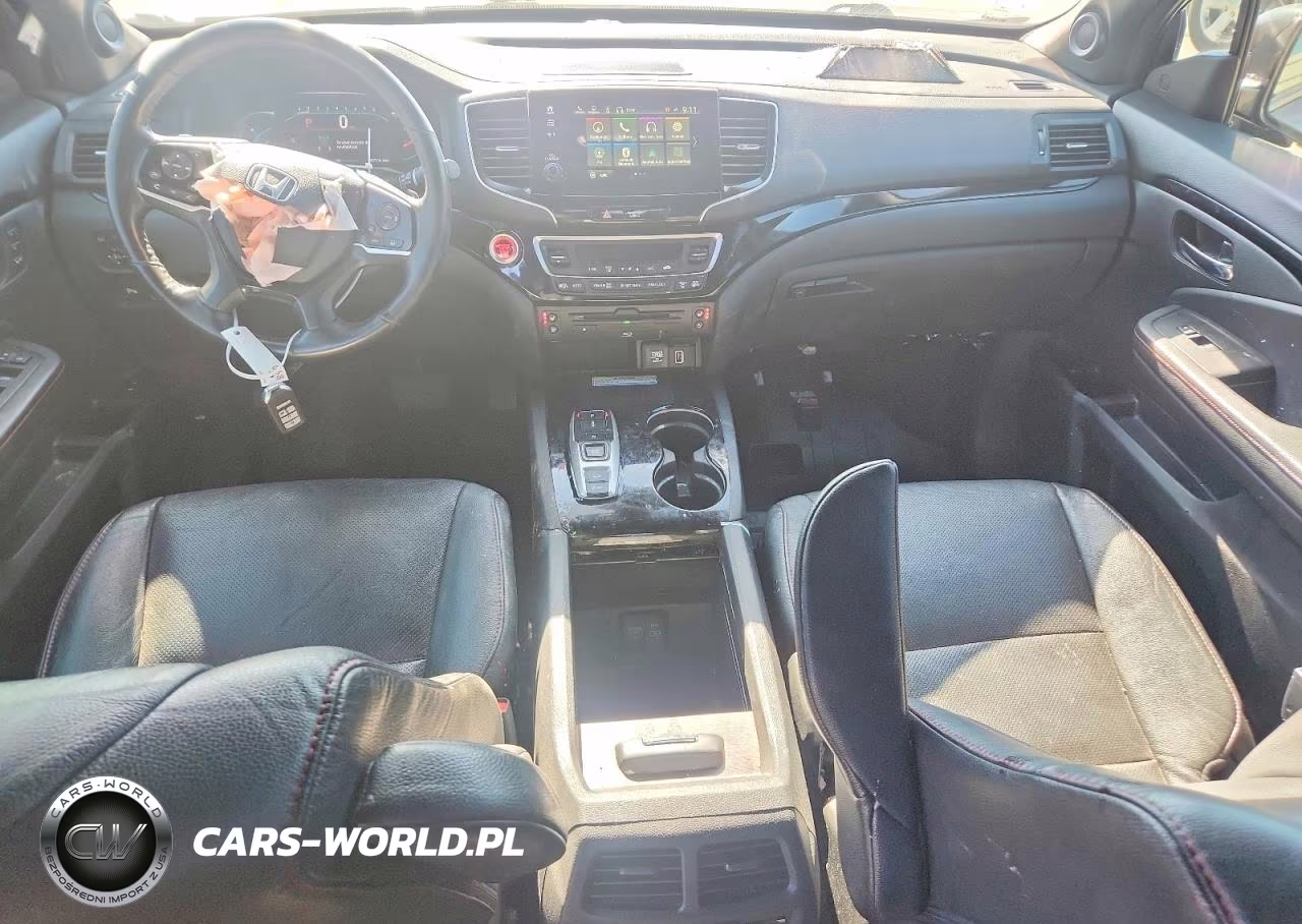 2021 Honda Pilot Black VIN:5FNYF6H79MB004416 - 8