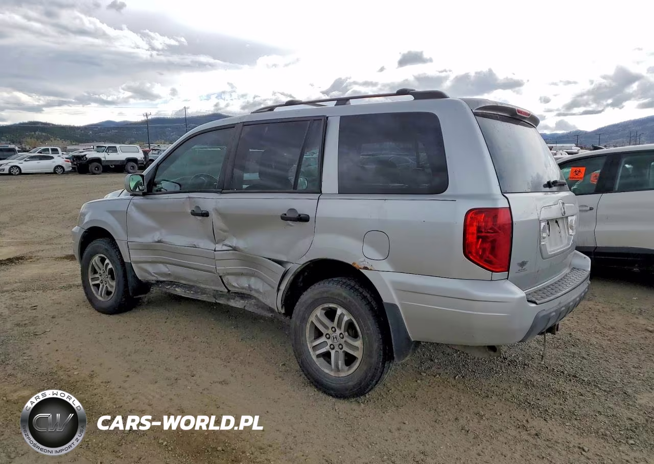 2004 Honda Pilot Exl VIN:2HKYF18744H582945 - 2