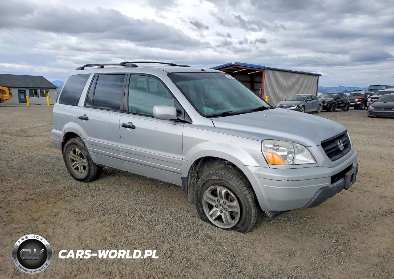 2004 Honda Pilot Exl VIN:2HKYF18744H582945 - 4