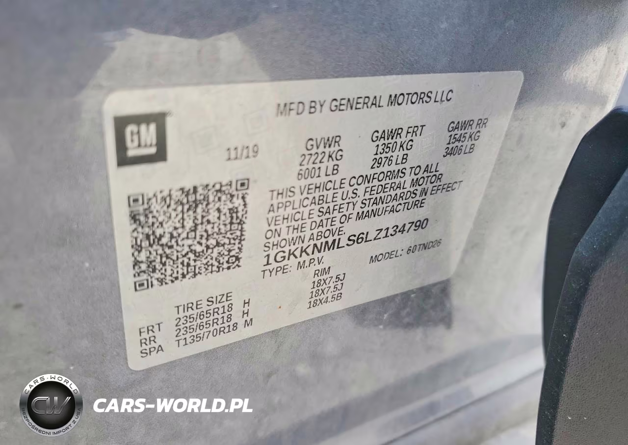 2020 GMC Acadia Slt VIN:1GKKNMLS6LZ134790 - 13