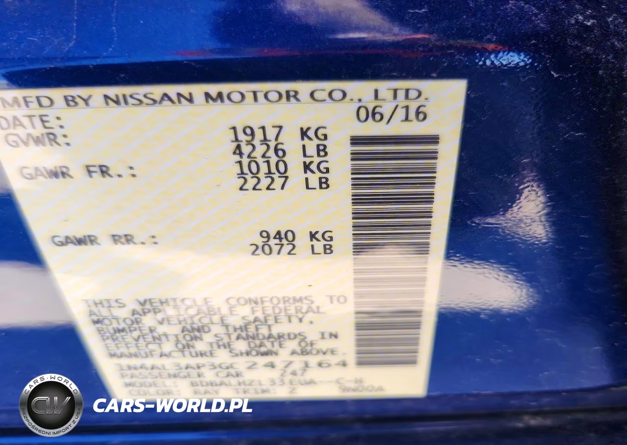 2016 Nissan Altima 2.5 Sr VIN:1N4AL3AP3GC247164 - 13