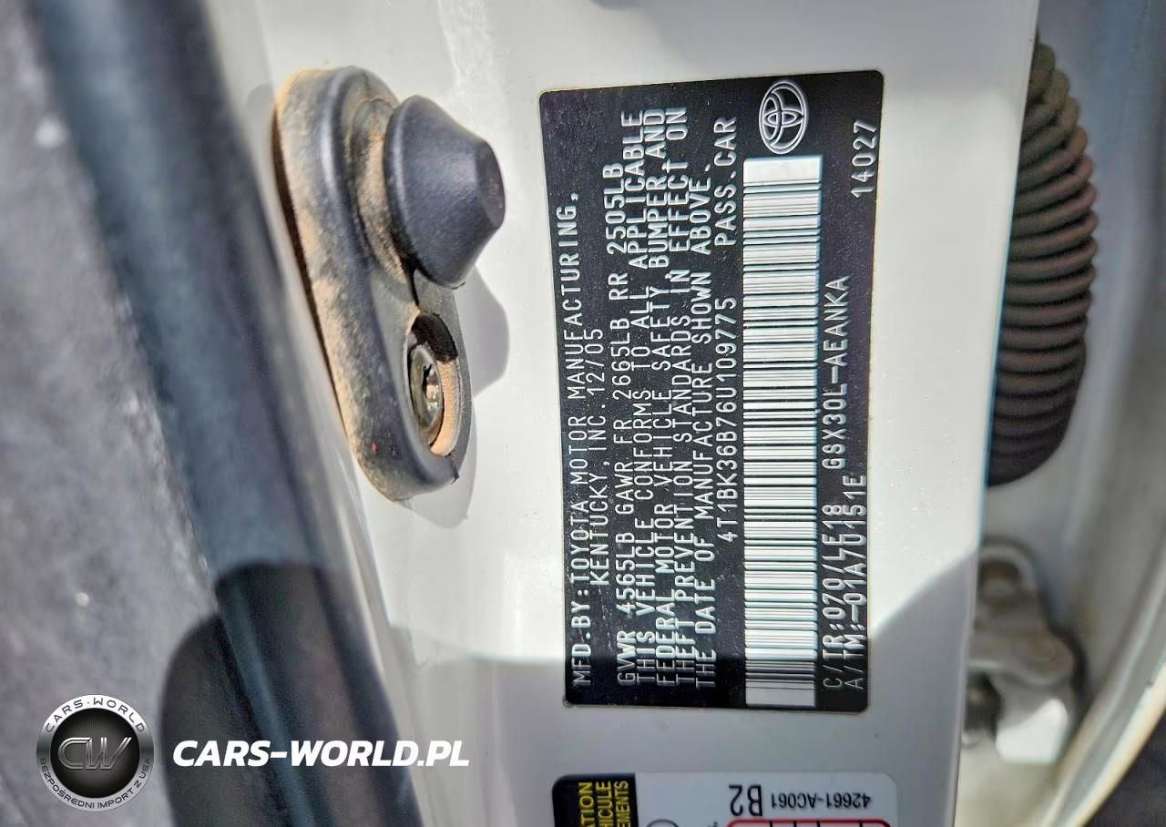 2006 Toyota Avalon Touring VIN:4T1BK36B76U109775 - 12
