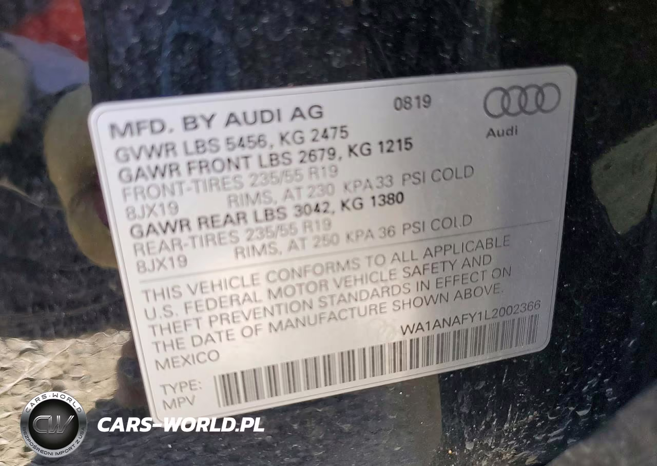 2020 Audi Q5 Premium VIN:WA1ANAFY1L2002366 - 14