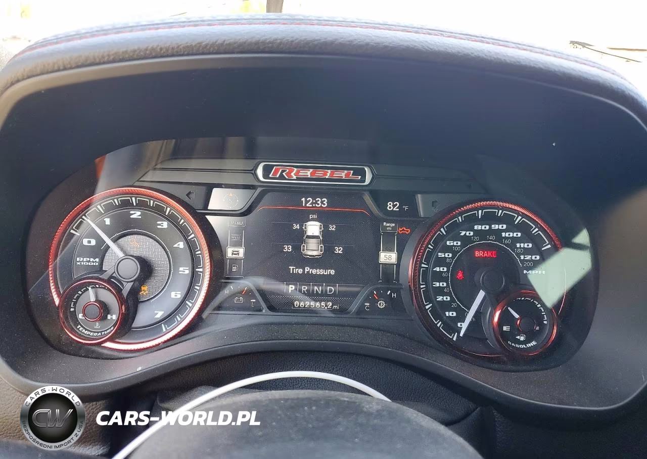 2019 Ram 1500 Rebel VIN:1C6SRFLT0KN723514 - 9