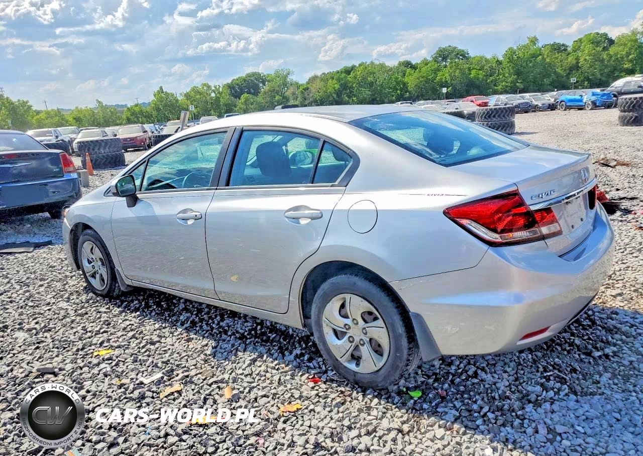 2015 Honda Civic Lx VIN:19XFB2F59FE104134 - 2