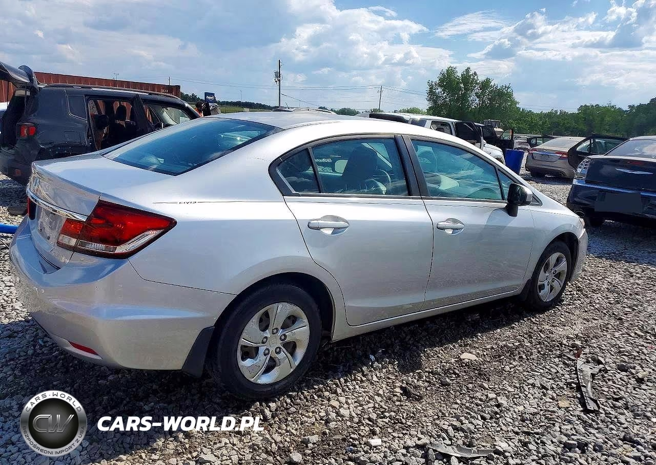 2015 Honda Civic Lx VIN:19XFB2F59FE104134 - 3