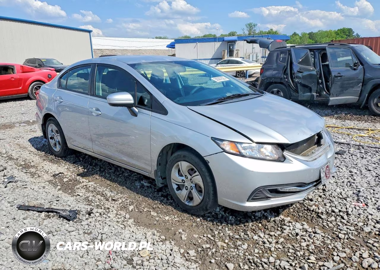 2015 Honda Civic Lx VIN:19XFB2F59FE104134 - 4