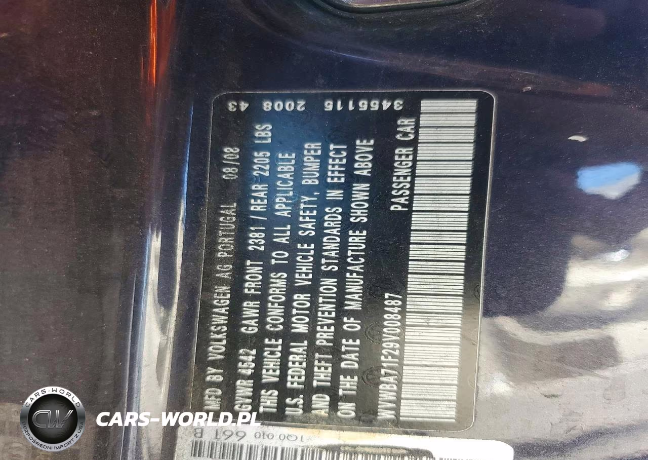 2009 Volkswagen Eos Turbo VIN:WVWBA71F29V008487 - 12