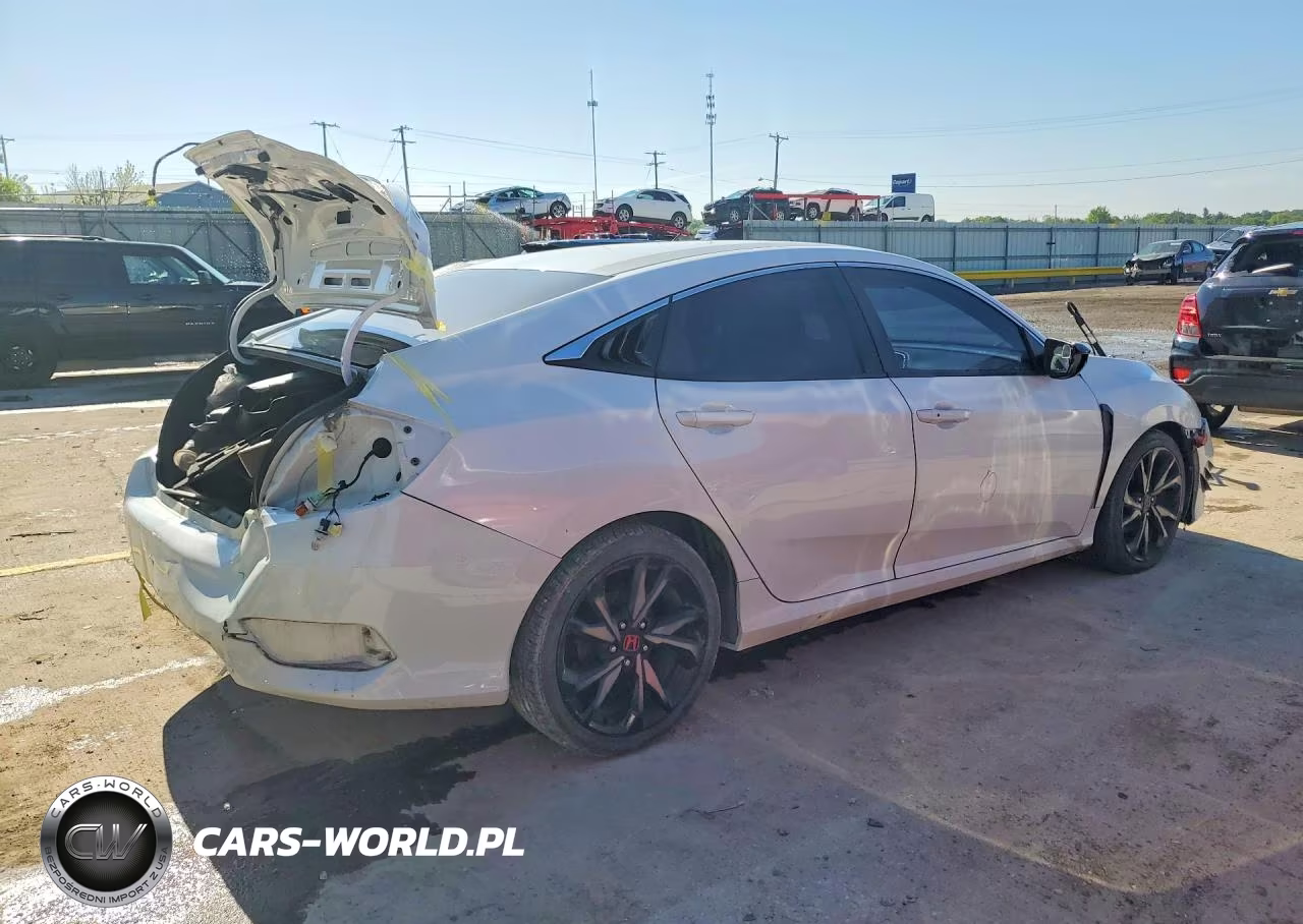 2020 Honda Civic Sport VIN:2HGFC2F85LH531691 - 3