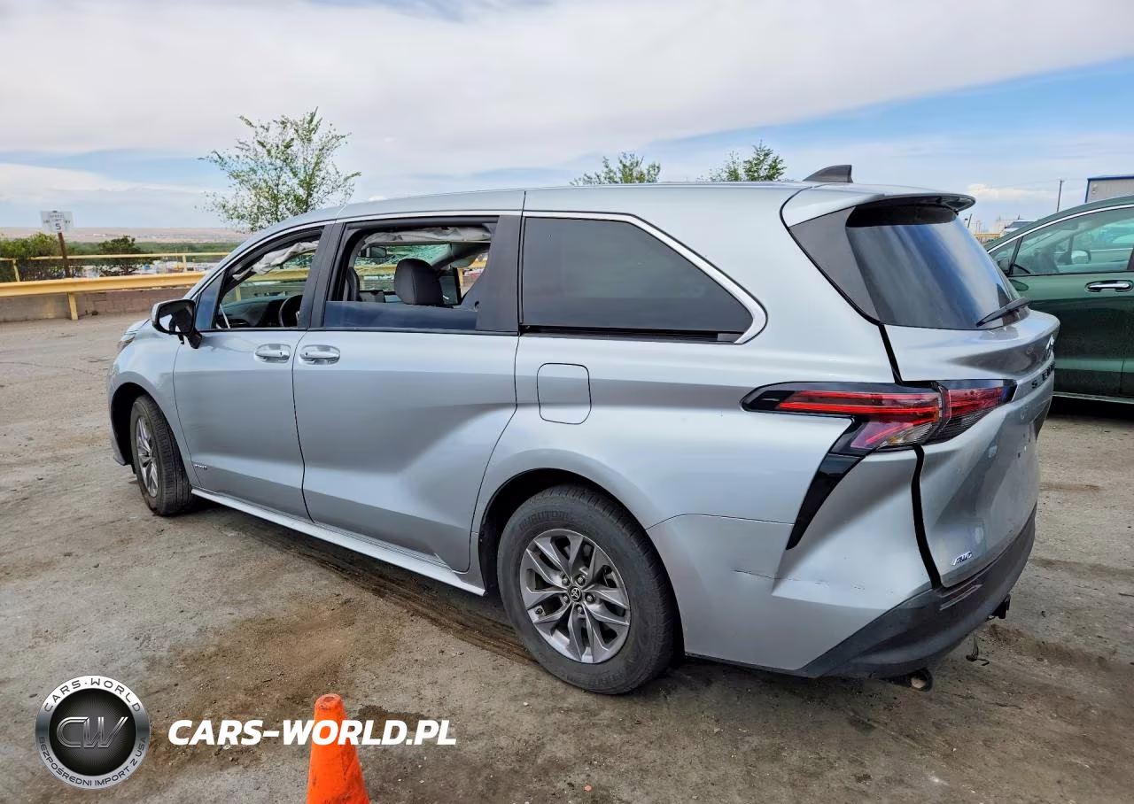 2021 Toyota Sienna Le VIN:5TDKSKFC1MS003735 - 2
