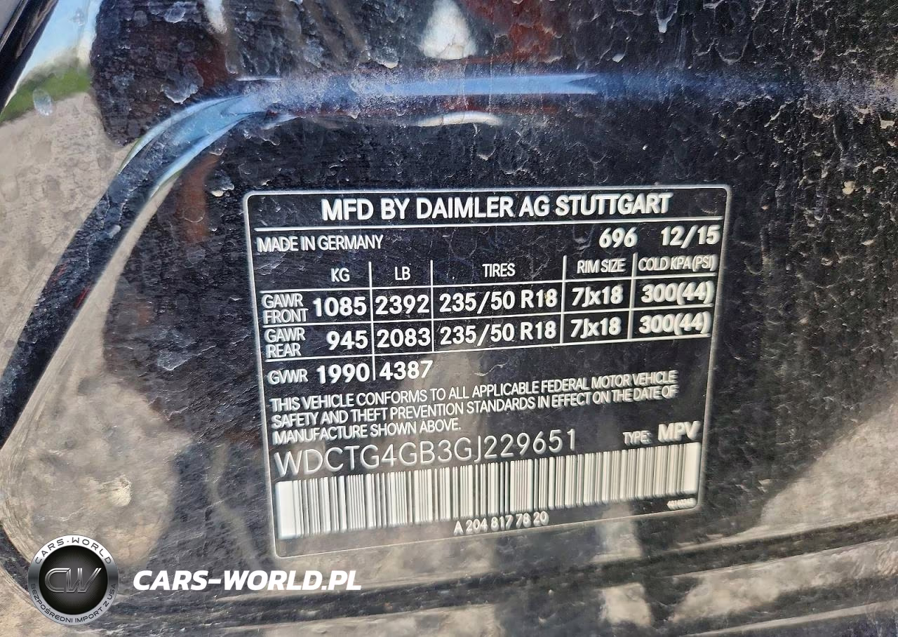 2016 Mercedes-Benz Gla 250 4Matic VIN:WDCTG4GB3GJ229651 - 12