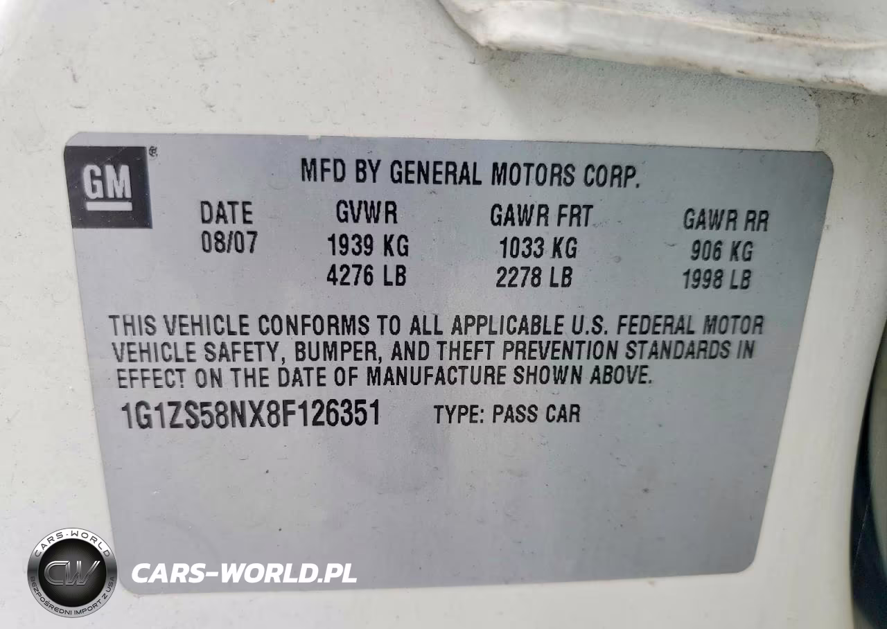 2008 Chevrolet Malibu Ls VIN:1G1ZS58NX8F126351 - 12