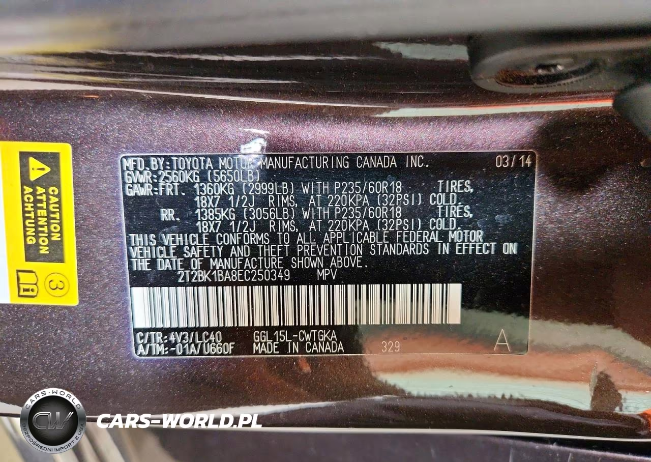 2014 Lexus Rx 350 Base VIN:2T2BK1BA8EC250349 - 13
