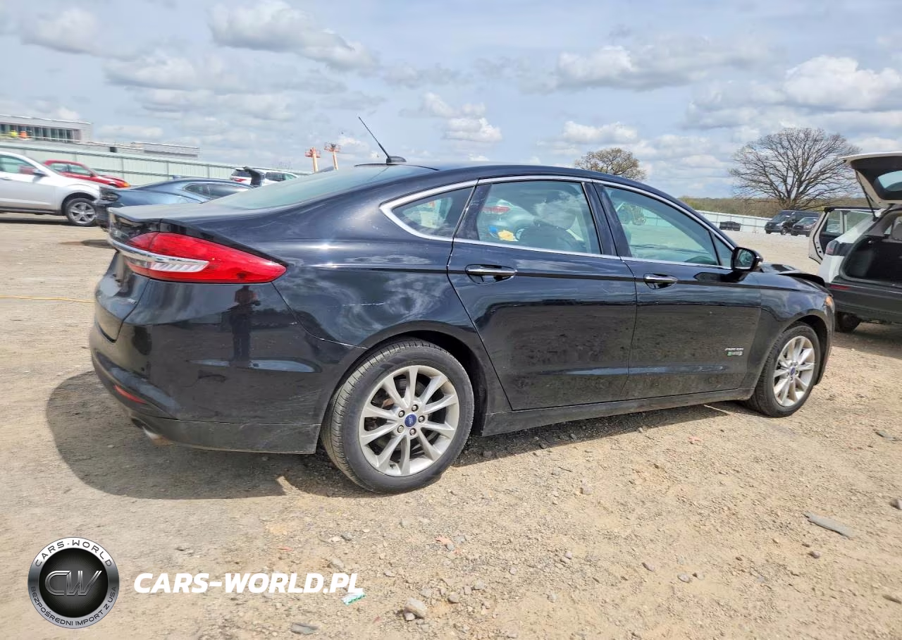 2017 Ford Fusion Se Phev VIN:3FA6P0PU3HR186004 - 3