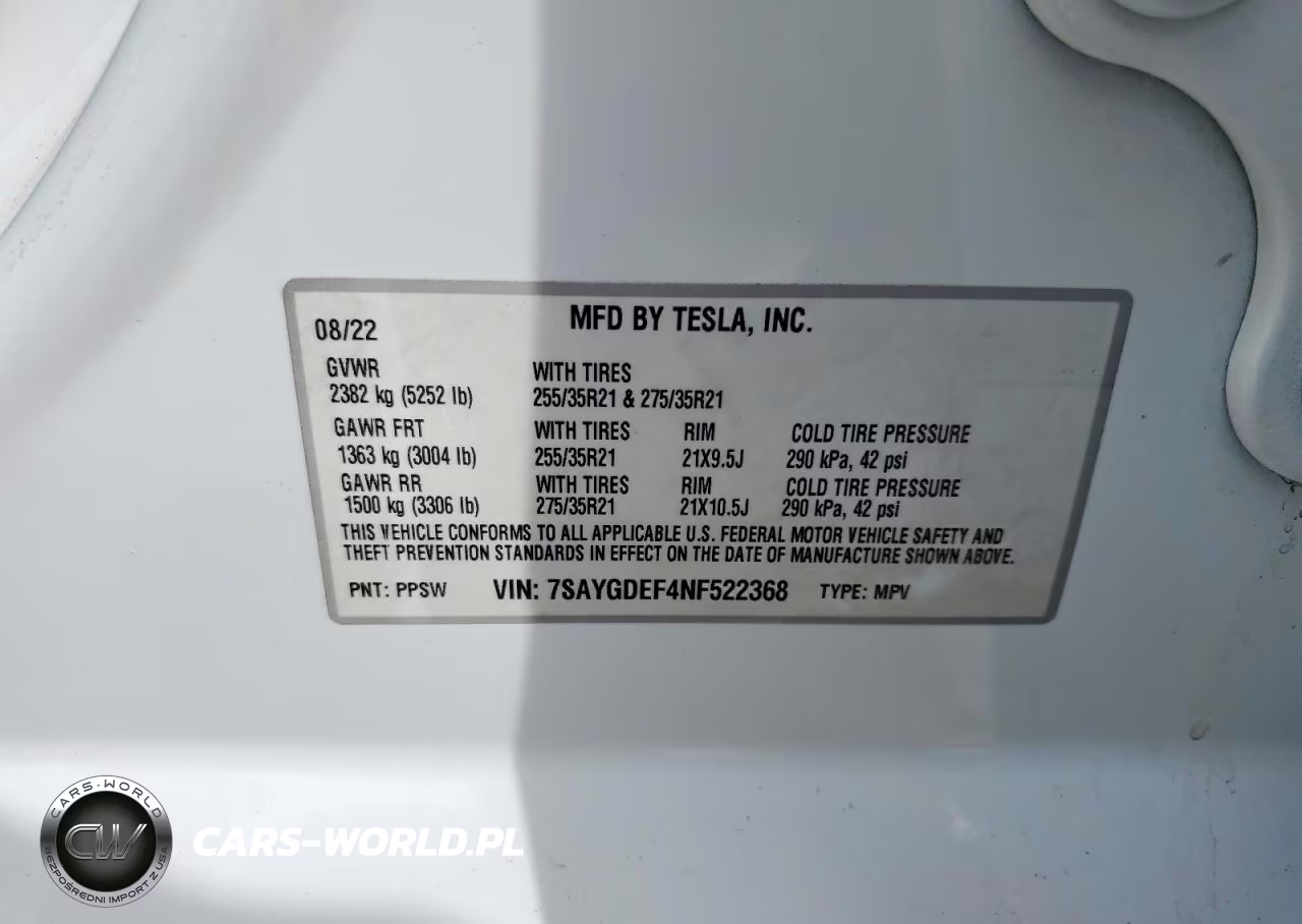 2022 Tesla Model Y VIN:7SAYGDEF4NF522368 - 13