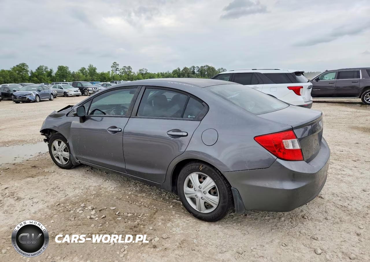 2012 Honda Civic Lx VIN:2HGFB2F5XCH332418 - 2