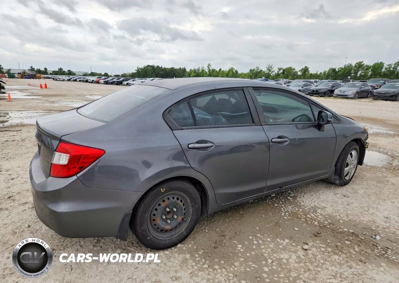 2012 Honda Civic Lx VIN:2HGFB2F5XCH332418 - 3
