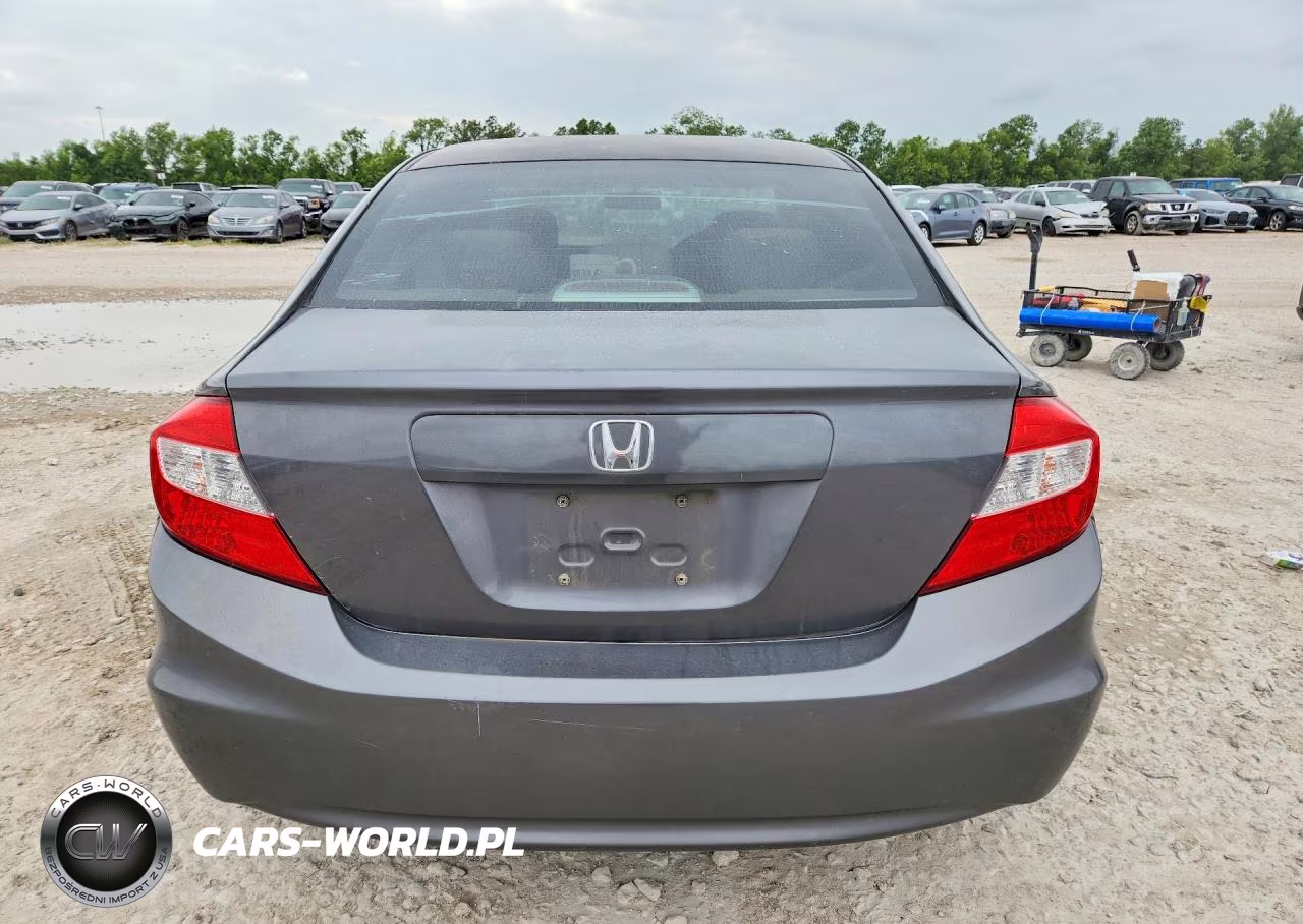 2012 Honda Civic Lx VIN:2HGFB2F5XCH332418 - 6