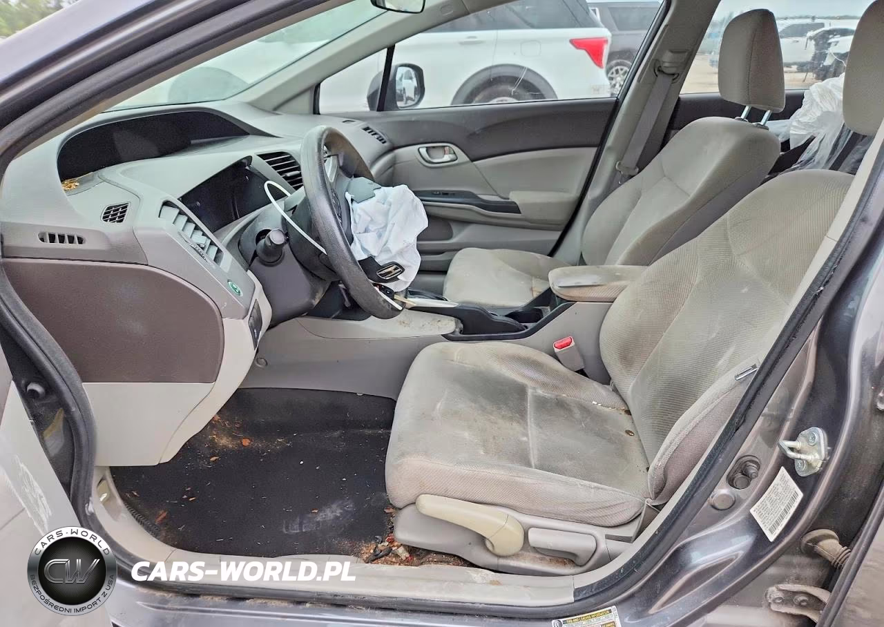 2012 Honda Civic Lx VIN:2HGFB2F5XCH332418 - 7