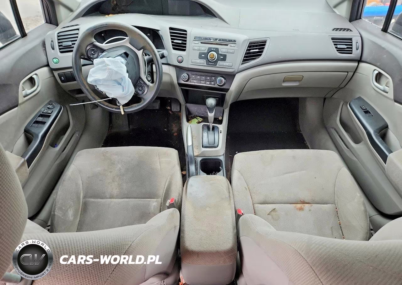 2012 Honda Civic Lx VIN:2HGFB2F5XCH332418 - 8