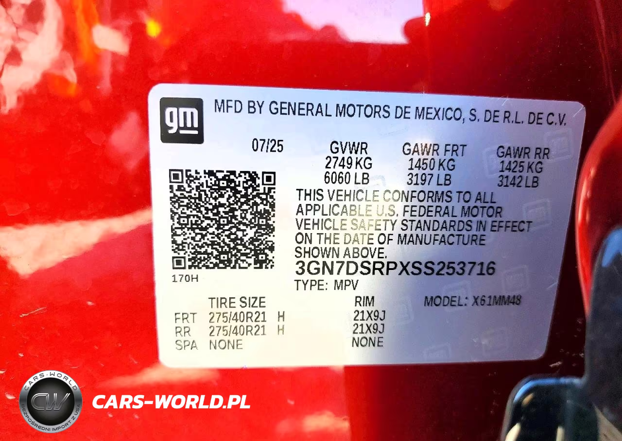 2025 Chevrolet Equinox Rs VIN:3GN7DSRPXSS253716 - 12