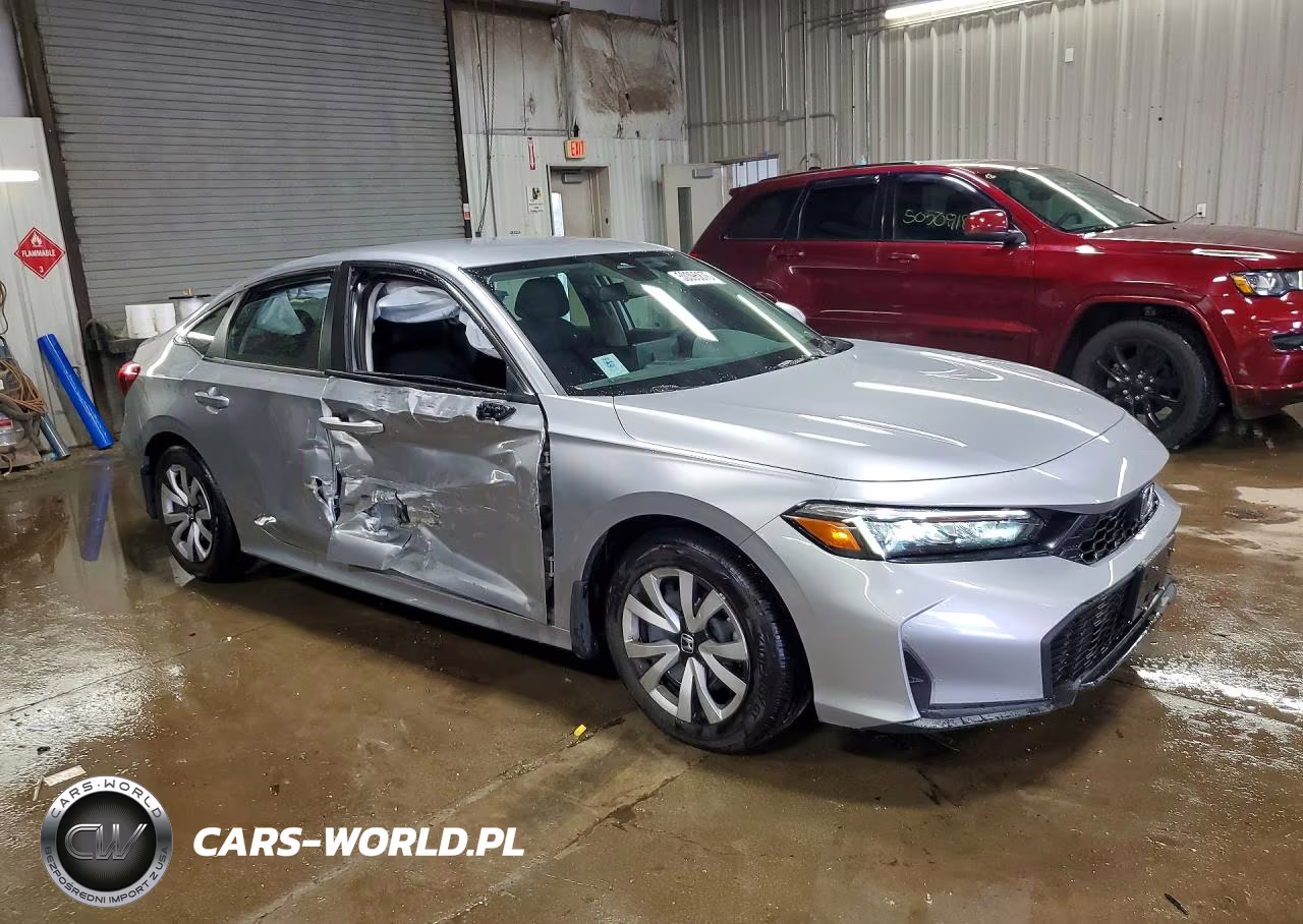 2025 Honda Civic Lx VIN:2HGFE2F24SH569384 - 4