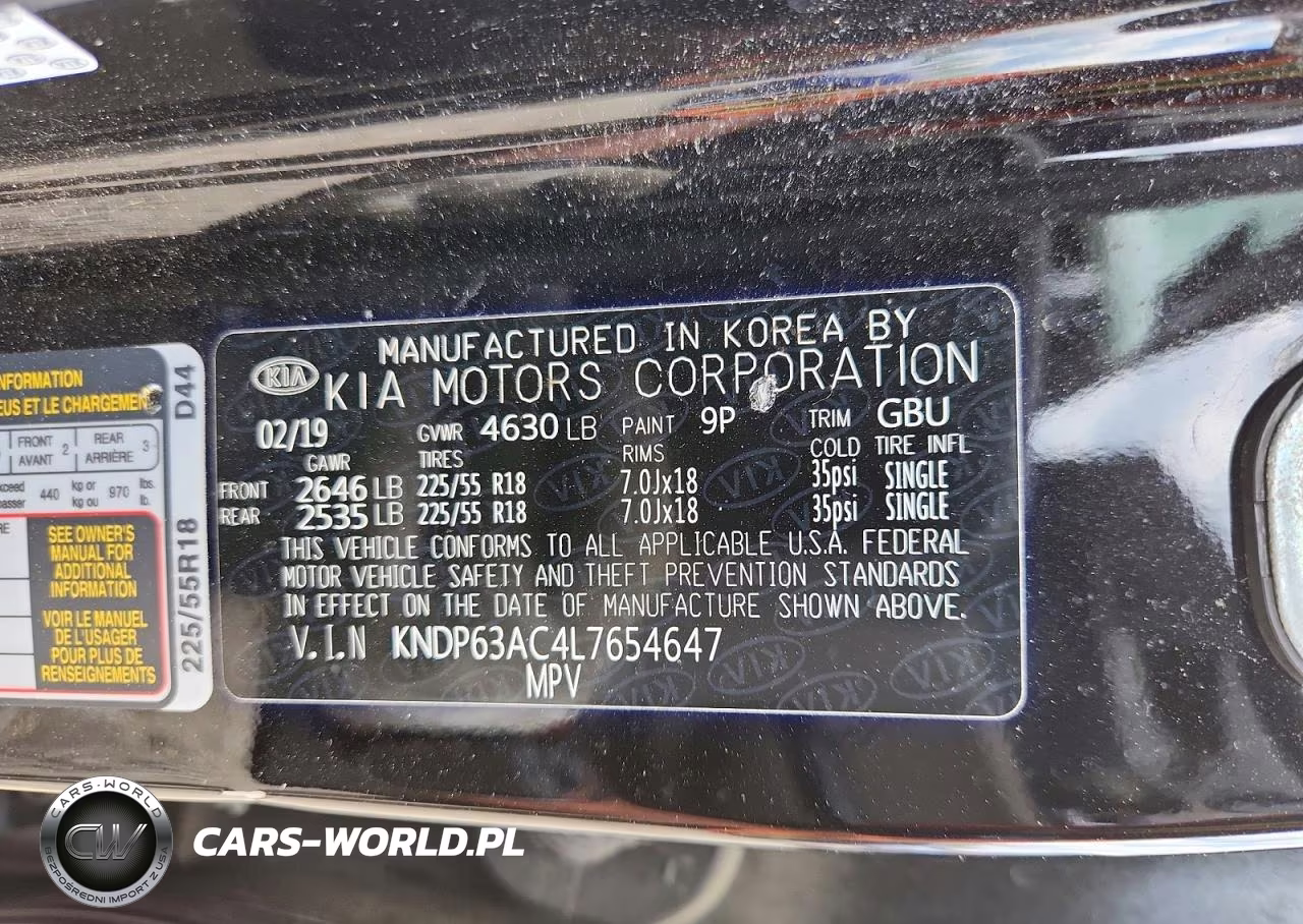 2020 Kia Sportage S VIN:KNDP63AC4L7654647 - 13