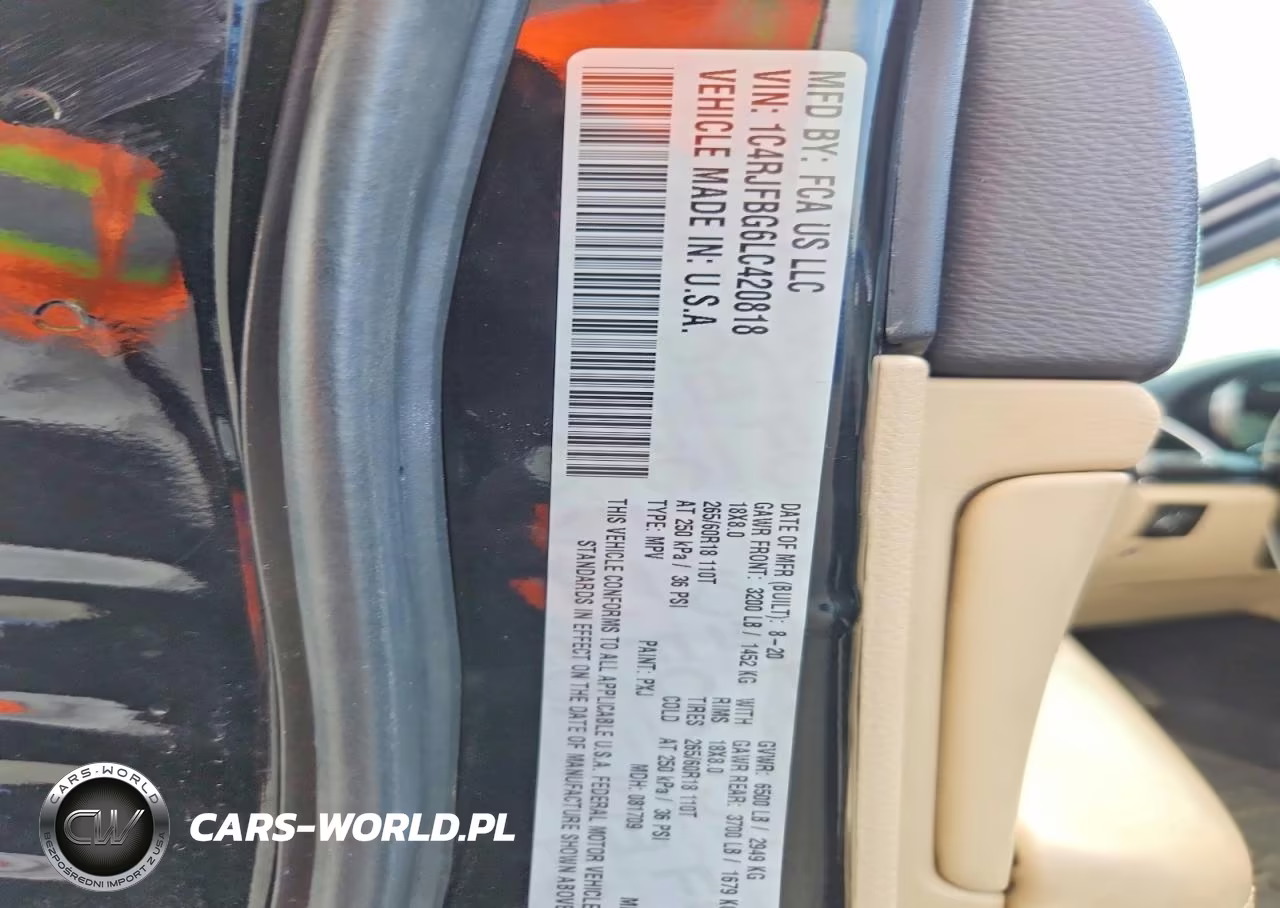 2020 Jeep Grand Cherokee Limited VIN:1C4RJFBG6LC420818 - 13