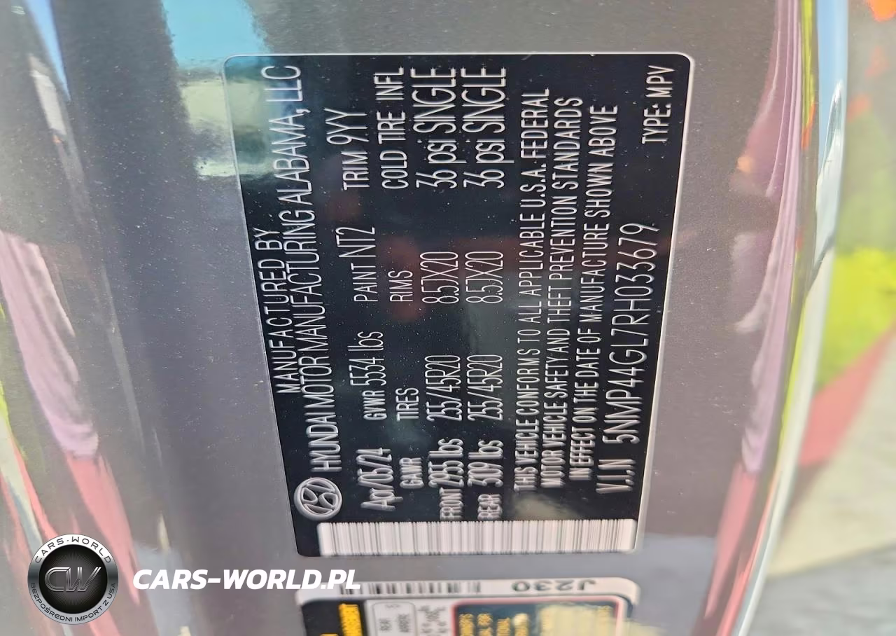 2024 Hyundai Santa Fe Limited VIN:5NMP44GL7RH033679 - 13