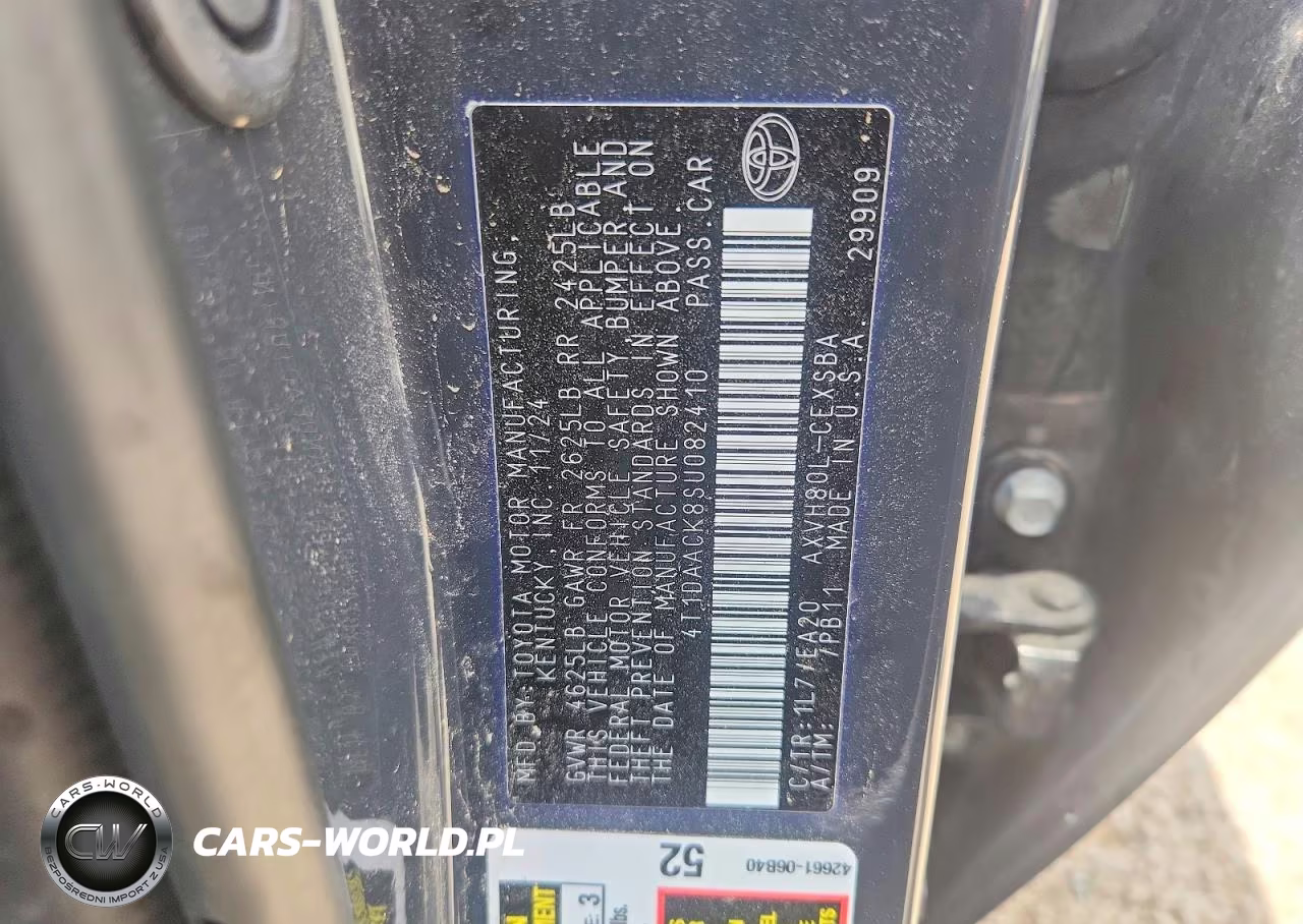 2025 Toyota Camry Se VIN:4T1DAACK8SU082410 - 12