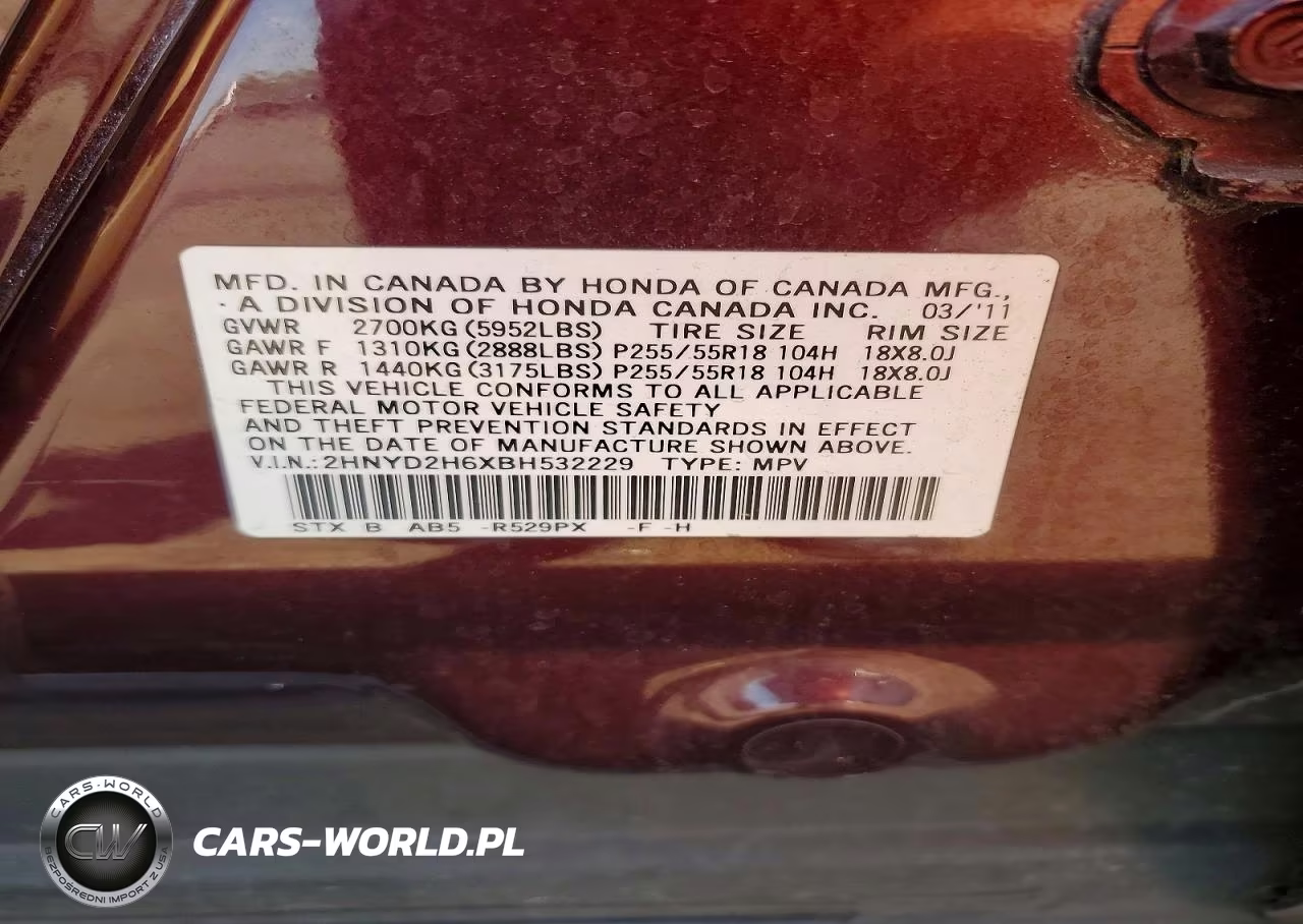 2011 Acura Mdx Technology VIN:2HNYD2H6XBH532229 - 13