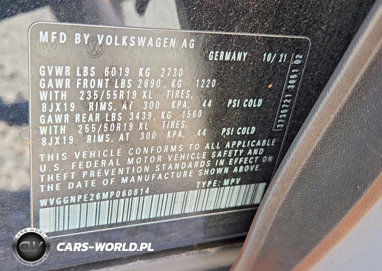 2021 Volkswagen Id.4 Pro S VIN:WVGGNPE26MP060814 - 13