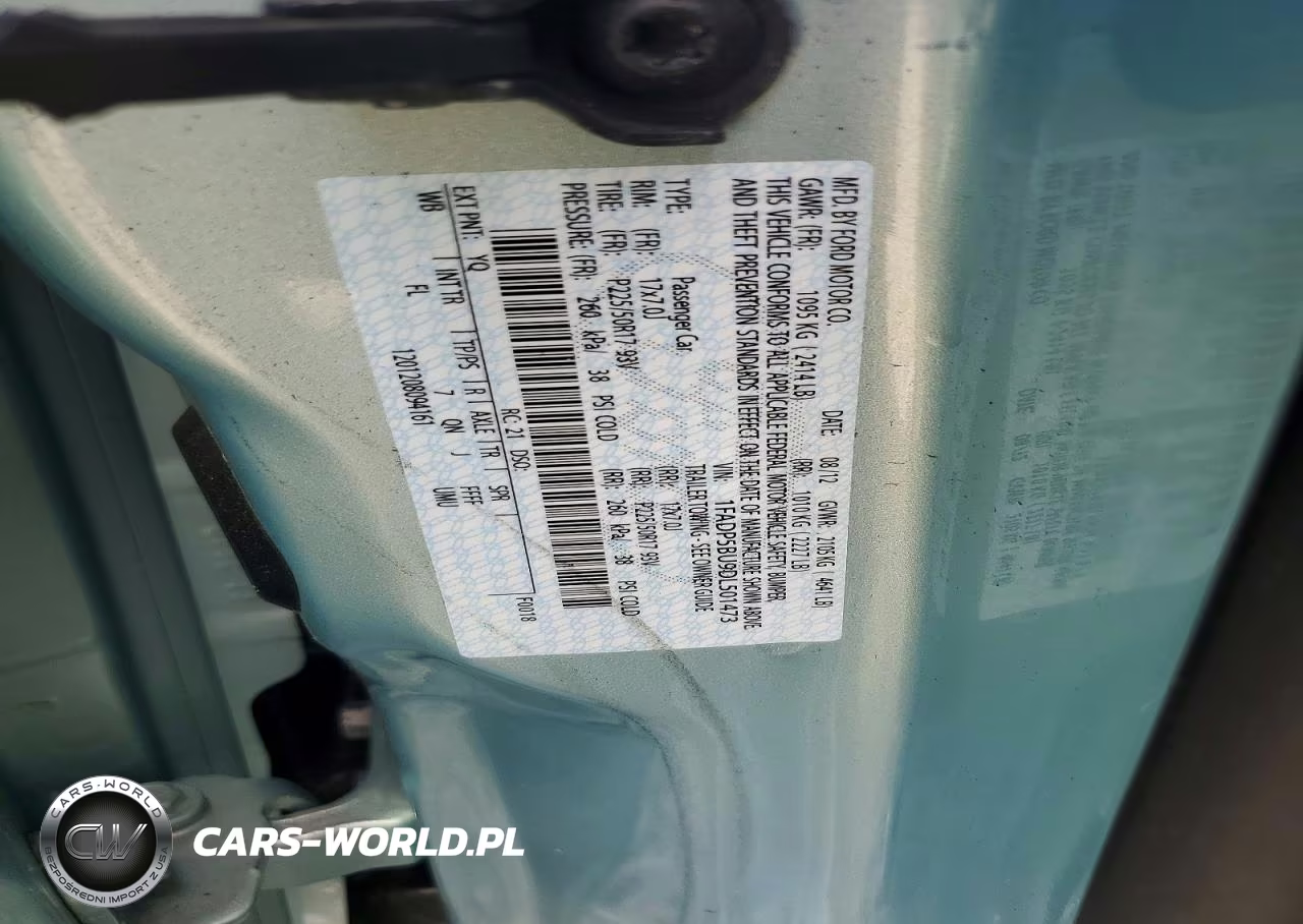 2013 Ford C-Max Sel VIN:1FADP5BU9DL501473 - 12