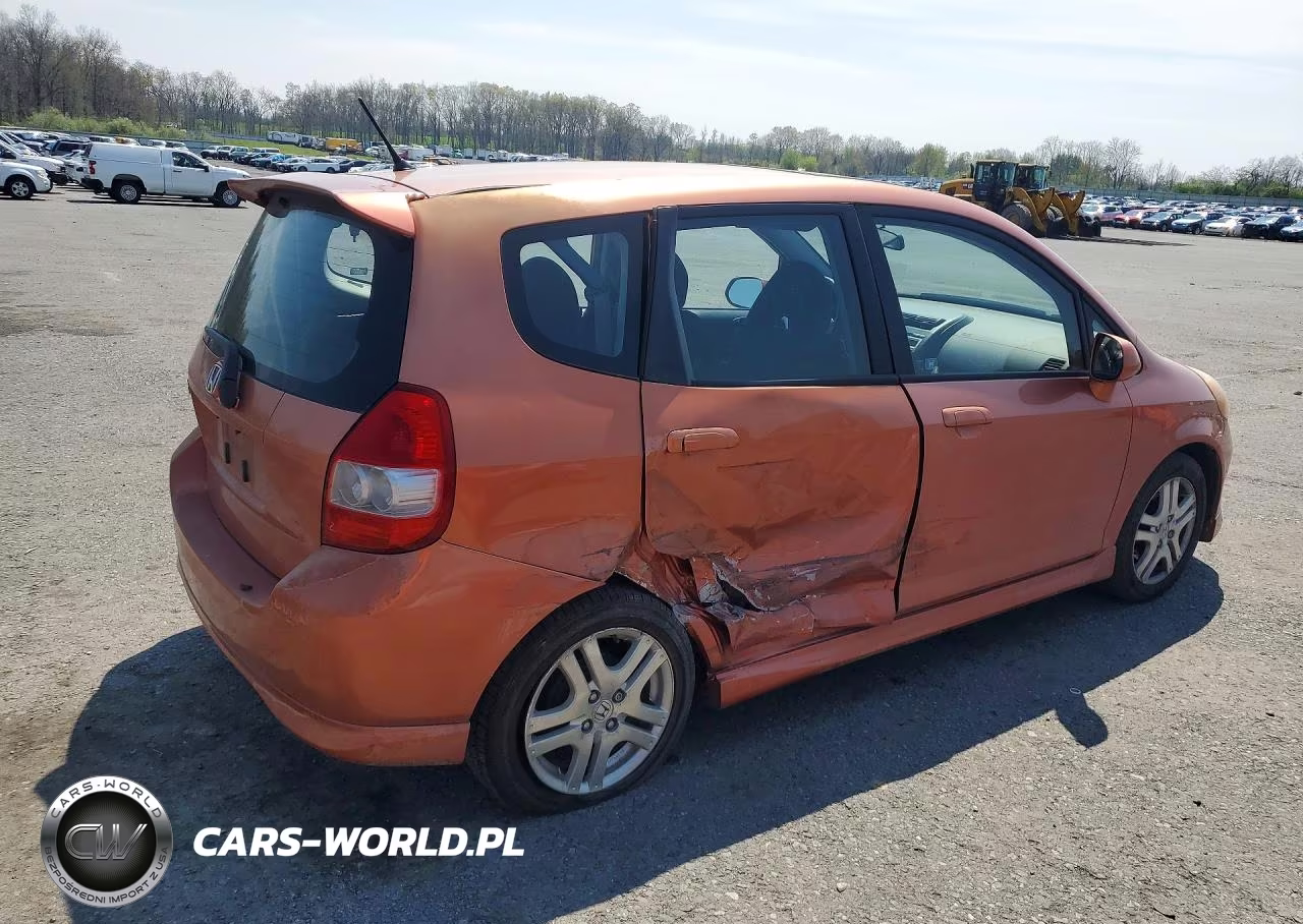 2007 Honda Fit VIN:JHMGD37637S065291 - 3