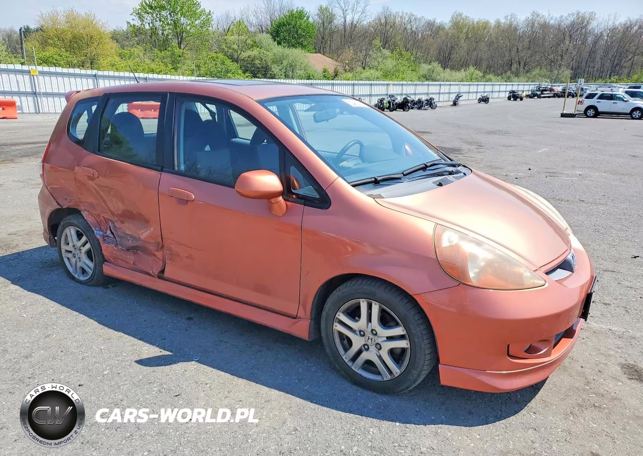 2007 Honda Fit VIN:JHMGD37637S065291 - 4