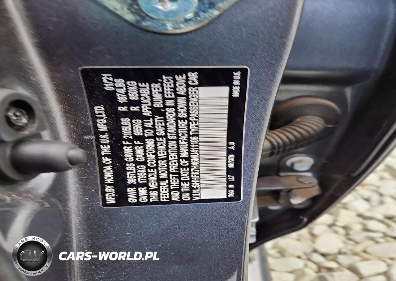 2021 Honda Civic Sport VIN:SHHFK7H46MU411106 - 12