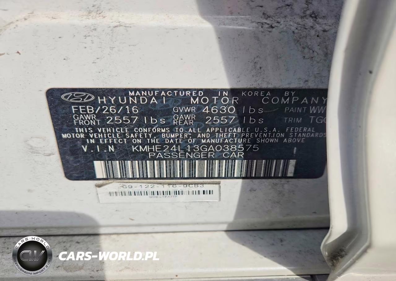 2016 Hyundai Sonata Hybrid Se VIN:KMHE24L13GA038575 - 12