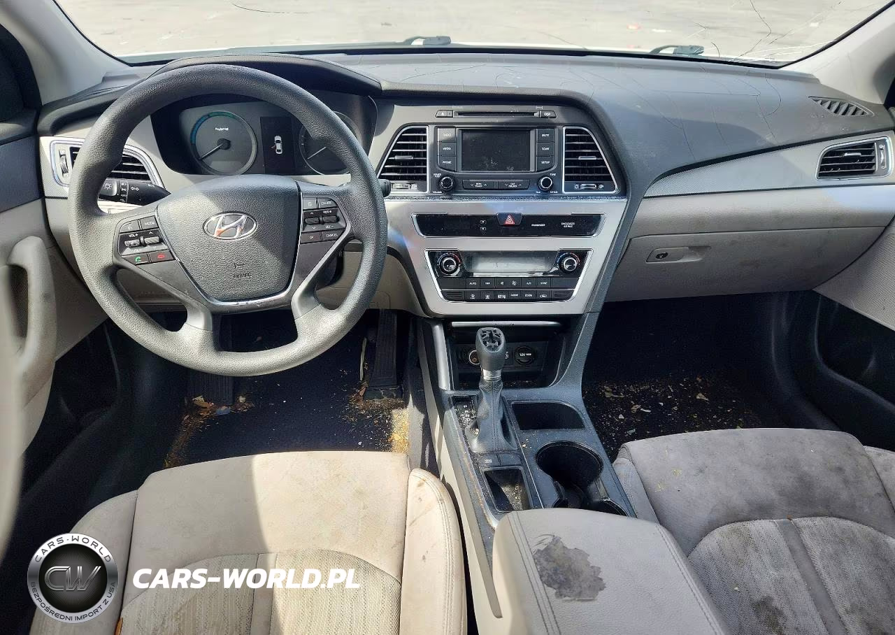 2016 Hyundai Sonata Hybrid Se VIN:KMHE24L13GA038575 - 8