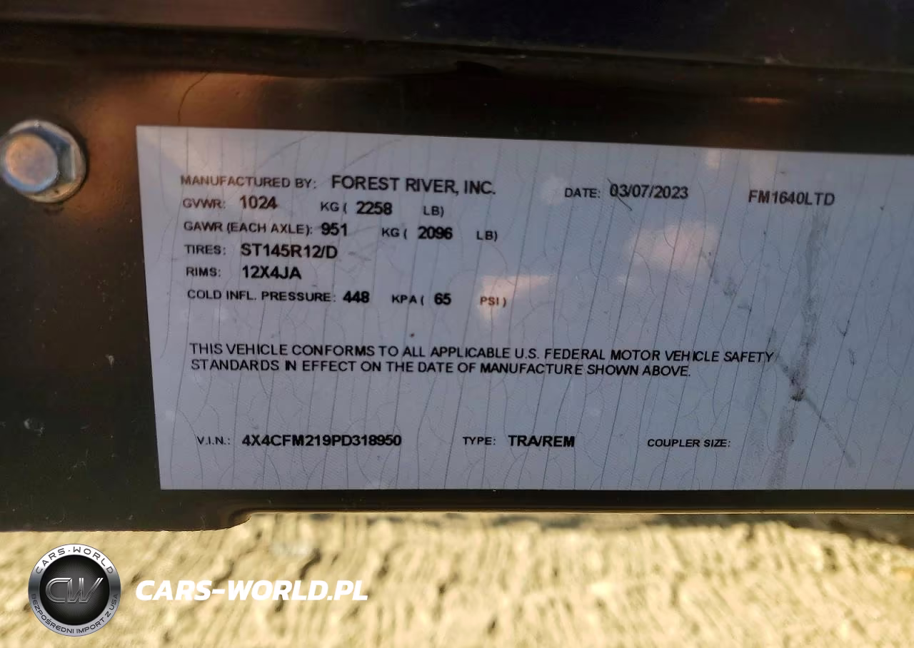 2023 Forest River Rockwood Camper VIN:4X4CFM219PD318950 - 10