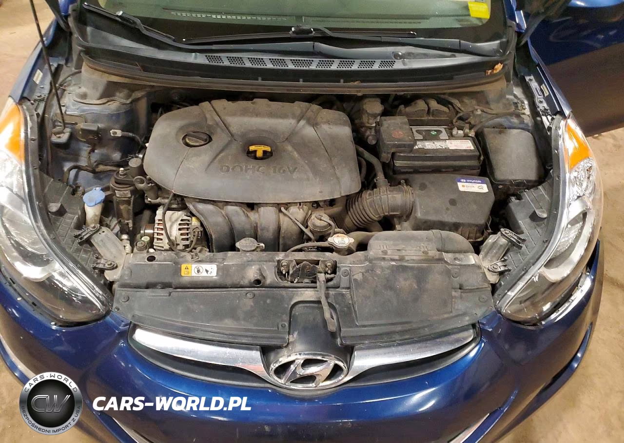 2013 Hyundai Elantra Gls VIN:KMHDH4AE4DU536147 - 11