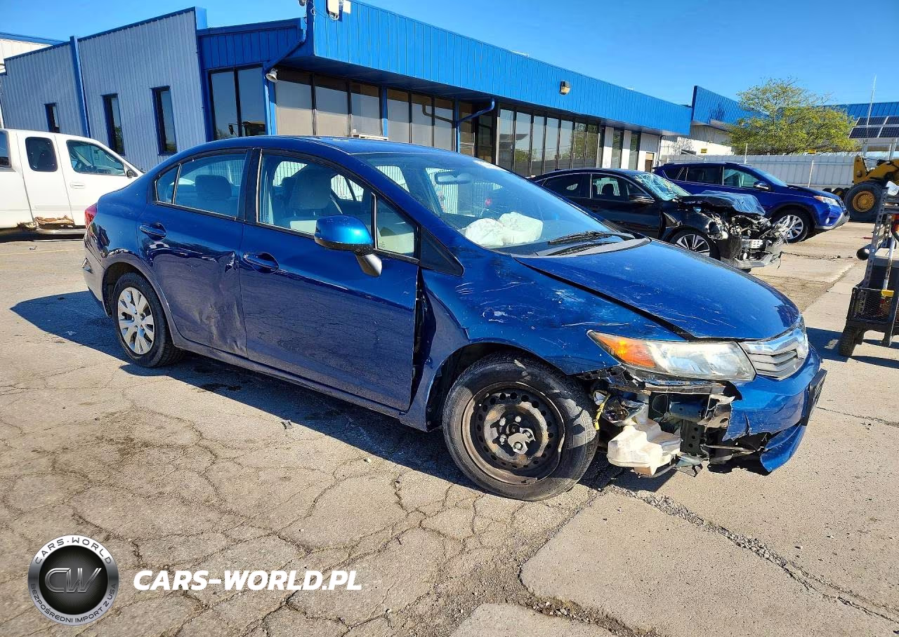 2012 Honda Civic Lx VIN:19XFB2F53CE357879 - 4