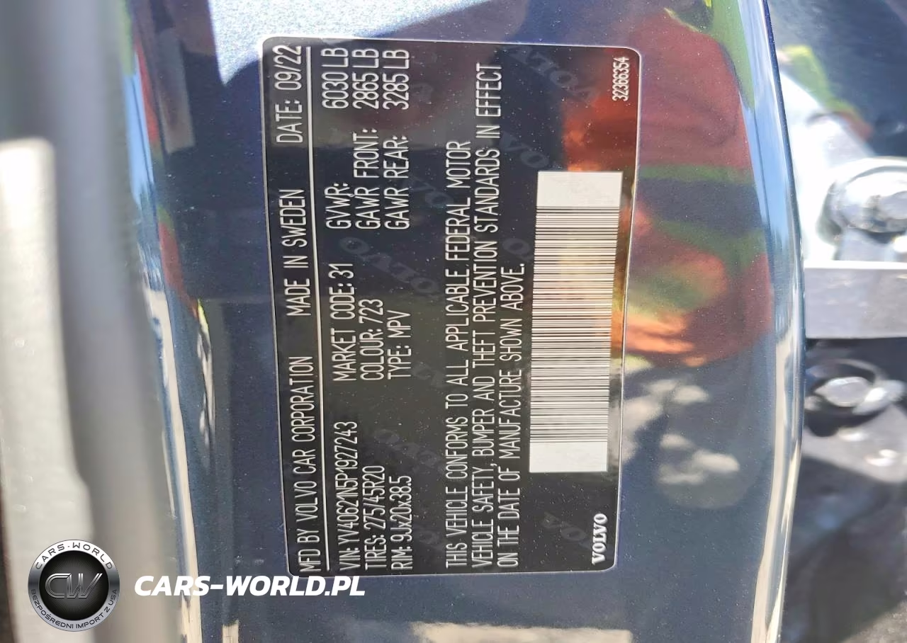 2023 Volvo Xc90 Plus VIN:YV40621N5P1927243 - 14