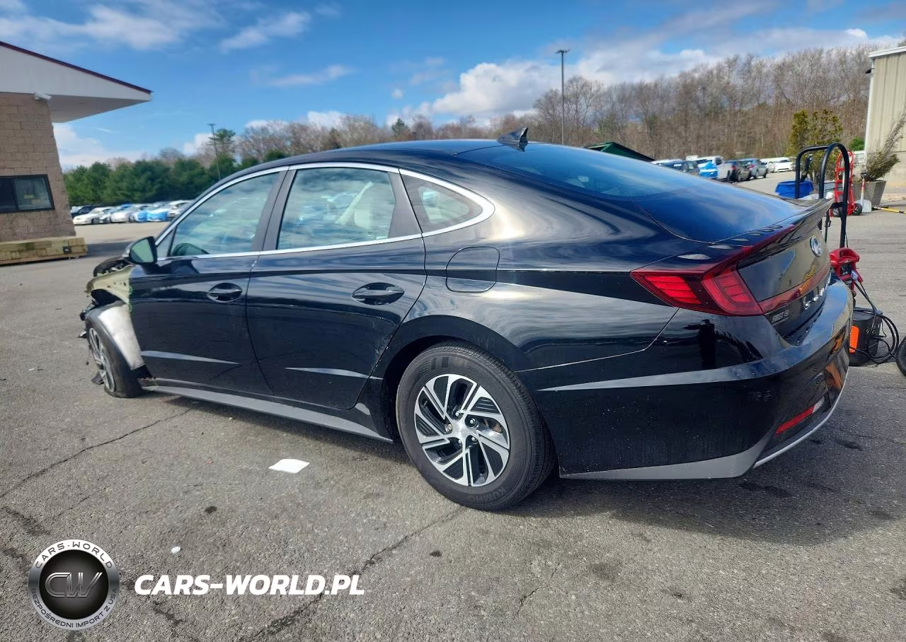 2023 Hyundai Sonata Hybrid Blue VIN:KMHL24JJ9PA083370 - 2