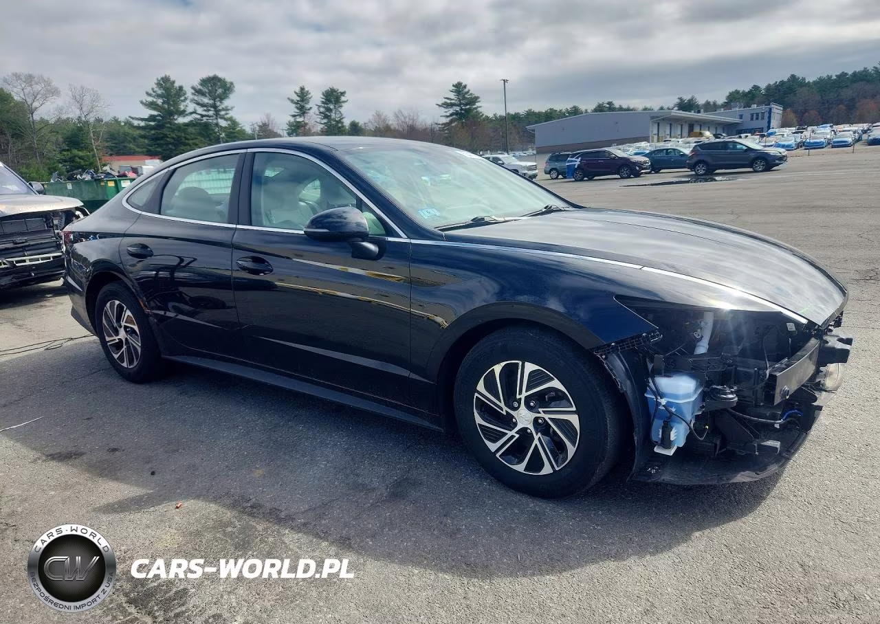 2023 Hyundai Sonata Hybrid Blue VIN:KMHL24JJ9PA083370 - 4